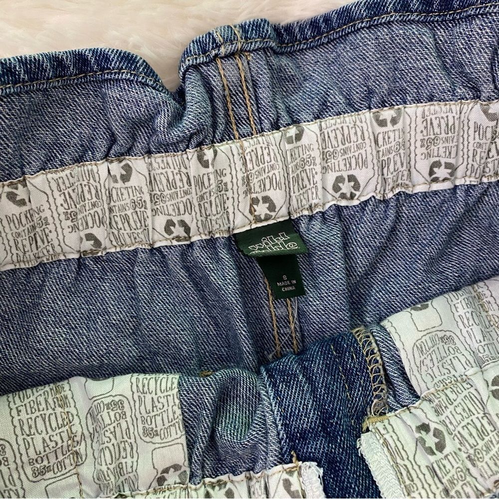 Wild Fable High Rise Jean Shorts with Drawstring - Picture 4 of 4
